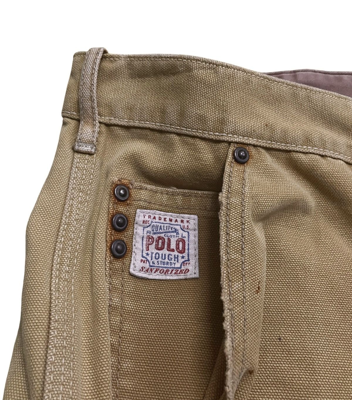 Polo Ralph Lauren Very Rare Vintage Polo Ralph Lauren Double Knee Pants 1990s Size US 36 / EU 52 - 6 Thumbnail