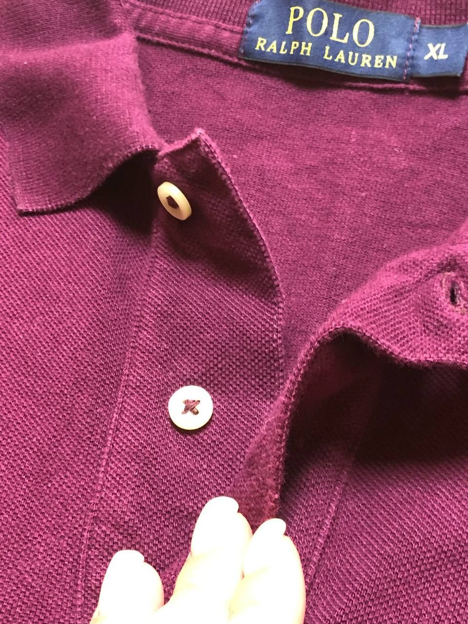 Polo Ralph Lauren Vintage Polo Ralph Lauren 100% Cotton Polo Size XL Size US XL / EU 56 / 4 - 6 Thumbnail