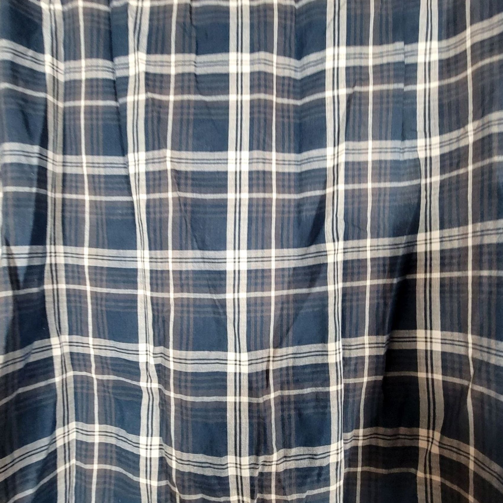 Vince Vince Mens Blue Plaid Long Sleeve Button-Up Shirt XL Casual Cotton Lightweight Shirt Mens Blue Plaid Long Sleeve Button-Up XL Cotton Lightweight Size US XL / EU 56 / 4 - 3 Thumbnail