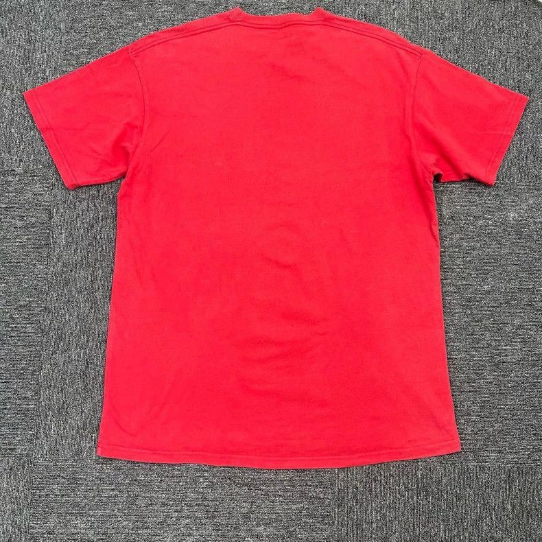 Balenciaga Balenciaga Red Logo Print Short Sleeve TShirt-2505 Size S / US 4 / IT 40 - 2 Thumbnail