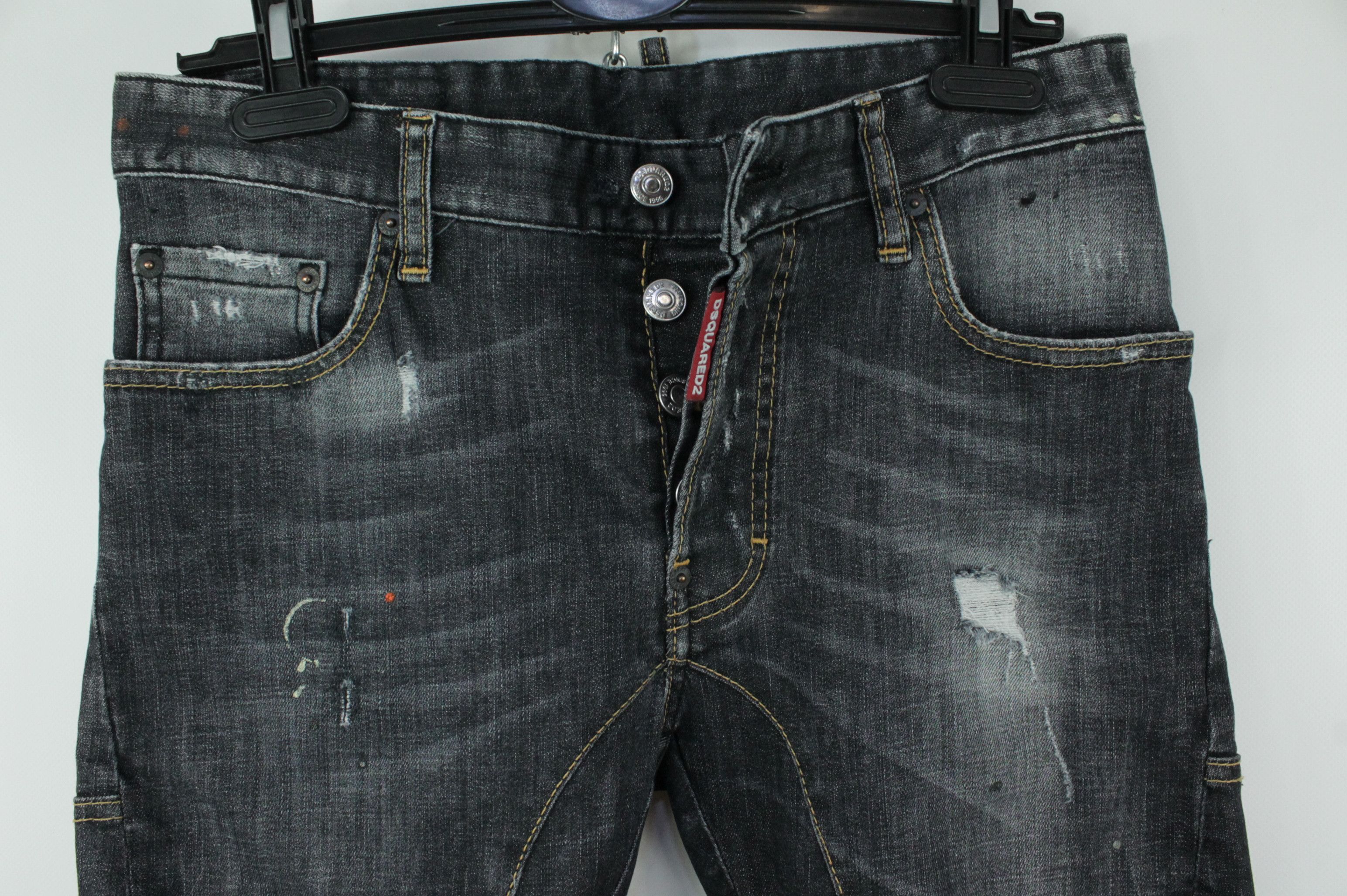 Dsquared2 Dsquared2 Tidy Biker Distressed Denim Skinny Jeans Men's Size US 30 / EU 46 - 6 Thumbnail