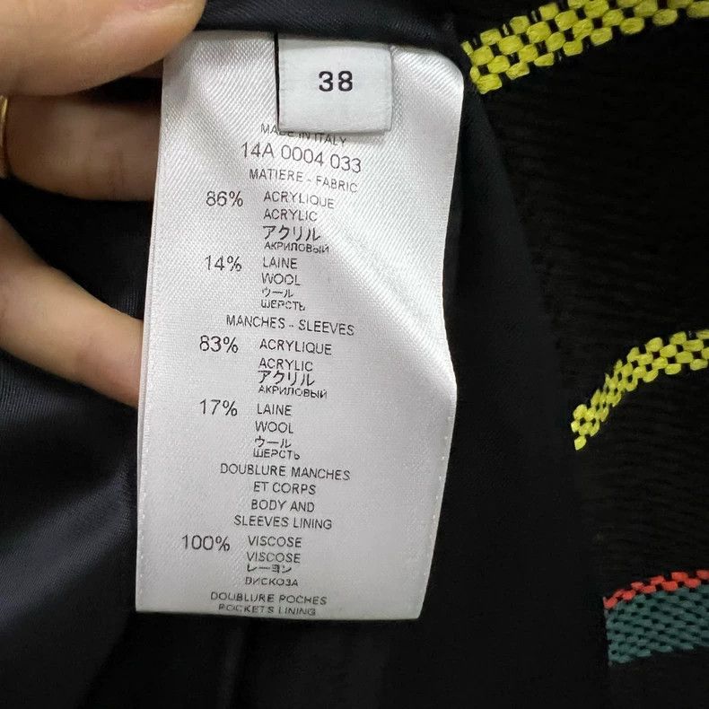 Givenchy Givenchy Size38 Colorful striped print collar coat, size 38 Size US M / EU 48-50 / 2 - 4 Thumbnail