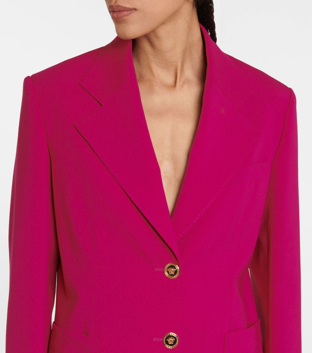 Versace o1y0226 Blazer in Fuchsia Size XS / US 0-2 / IT 36-38 - 2 Thumbnail