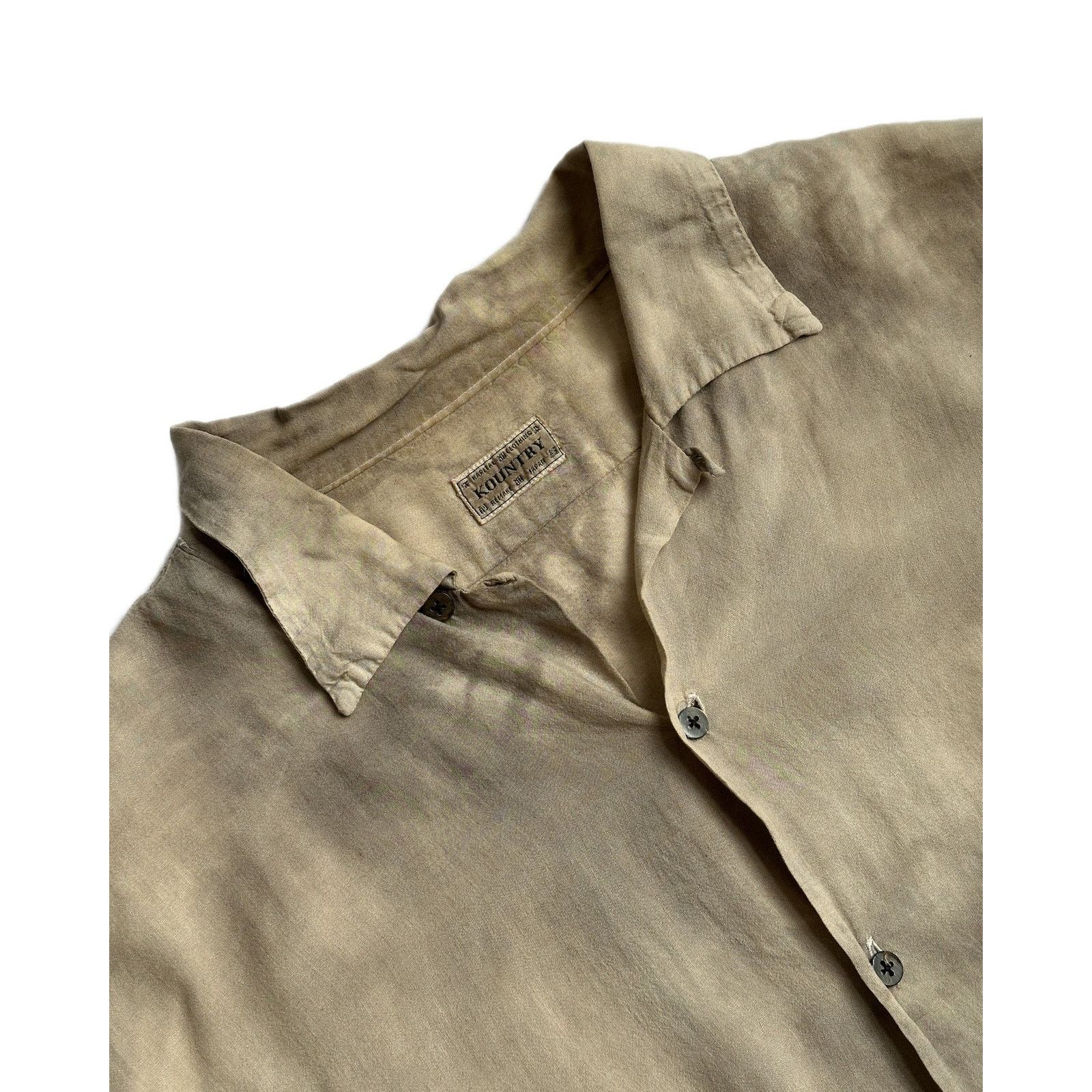 Kapital Kapital Linen Camp Collar Shirt Size US XXL / EU 58 / 5 - 2 Thumbnail