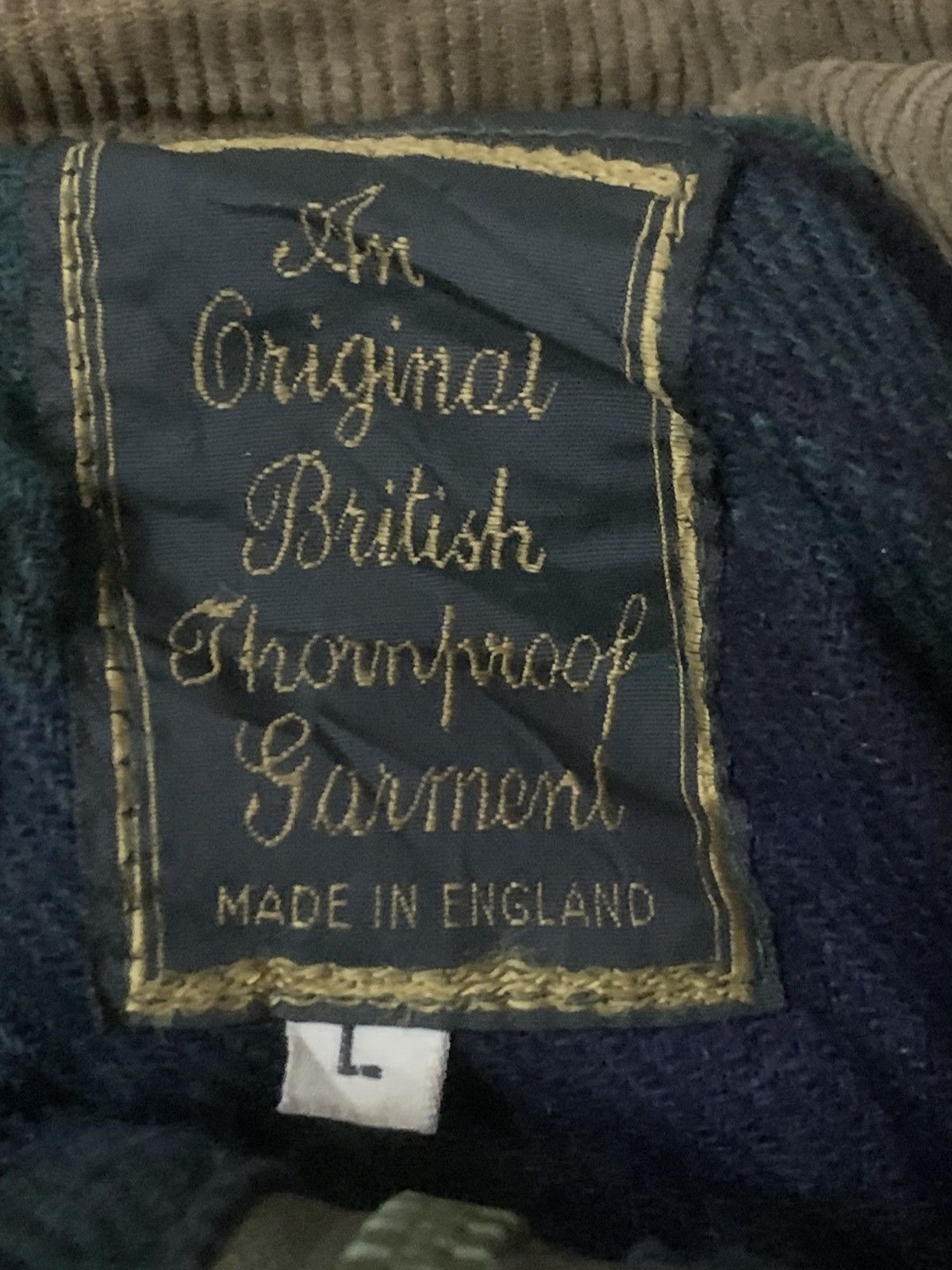 Barbour British Thornproof Garment Wax Jacket Size US L / EU 52-54 / 3 - 5 Thumbnail