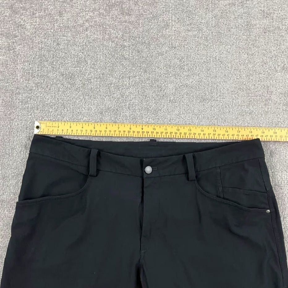 Lululemon LULULEMON Pants Mens 36 x 32 Black Chino Golf Preppy Travel Stretch Breathable Easy Care Flat Front 5-Pocket Classic Fit Brand Mens Size US 36 / EU 52 - 5 Thumbnail