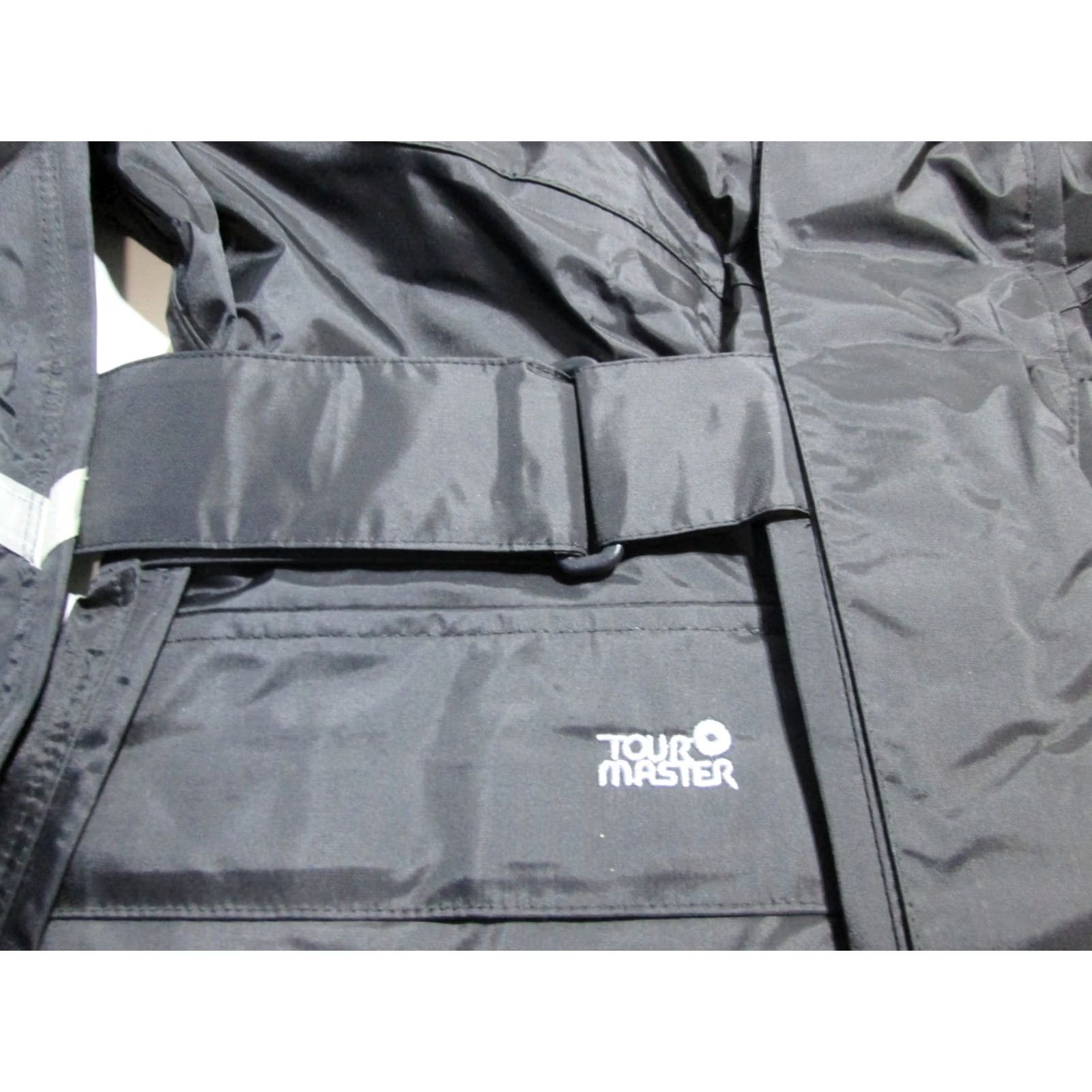 Vintage Tour Master Womens Windbreaker Jacket XS Black Outerwear Size XS / US 0-2 / IT 36-38 - 3 Thumbnail