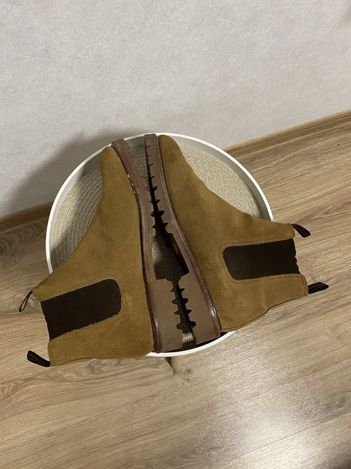 Sebago Sebago Brown Suede Chelsea Boots Size: 45 Size US 12 / EU 45 - 7 Thumbnail