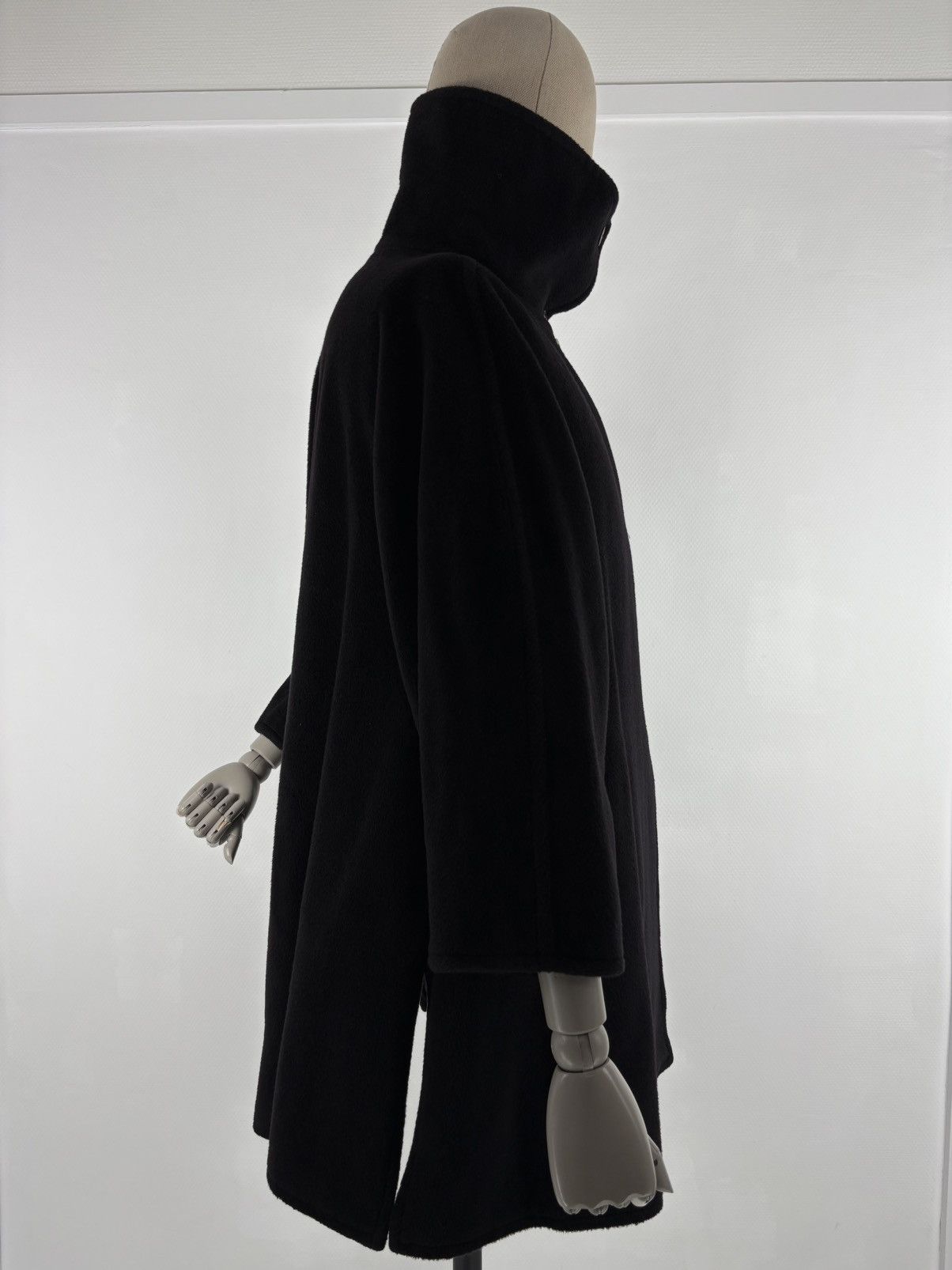 Max Mara Rare MaxMara Teddy Wool-Cashmere Oversized Beaver Long Sheepskin Coat Jacket Trench Size S / US 4 / IT 40 - 10 Thumbnail