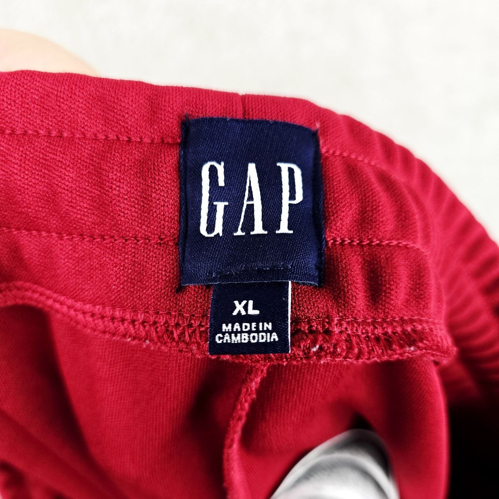 Gap GAP Track Pants Size XL red Striped Tricot Straight Baggy Size US 36 / EU 52 - 3 Thumbnail