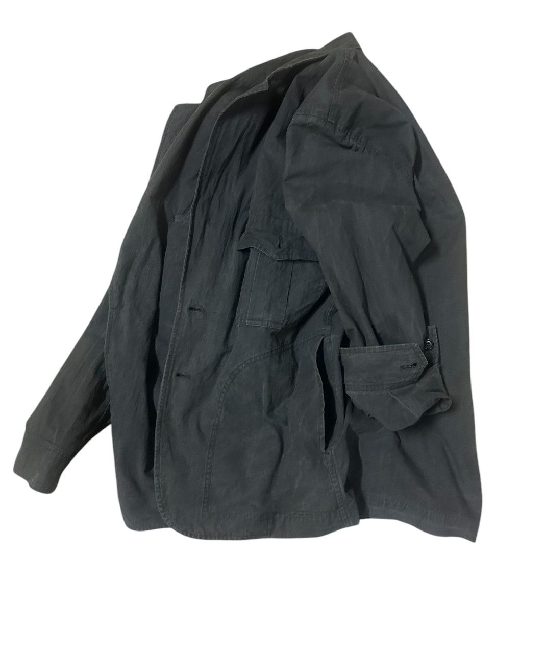 Comme des Garcons Homme Plus × Rei Kawakubo Trashed French Vintage Comme des garçon Home Work Jacket Size US M / EU 48-50 / 2 - 8 Thumbnail