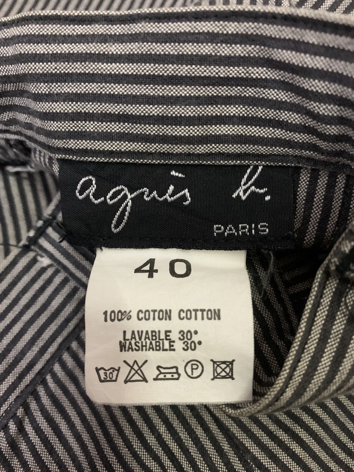 agnes b. 💥Vintage Japanese Agnes b Stripe Pant Size 28" / US 6 / IT 42 - 6 Thumbnail