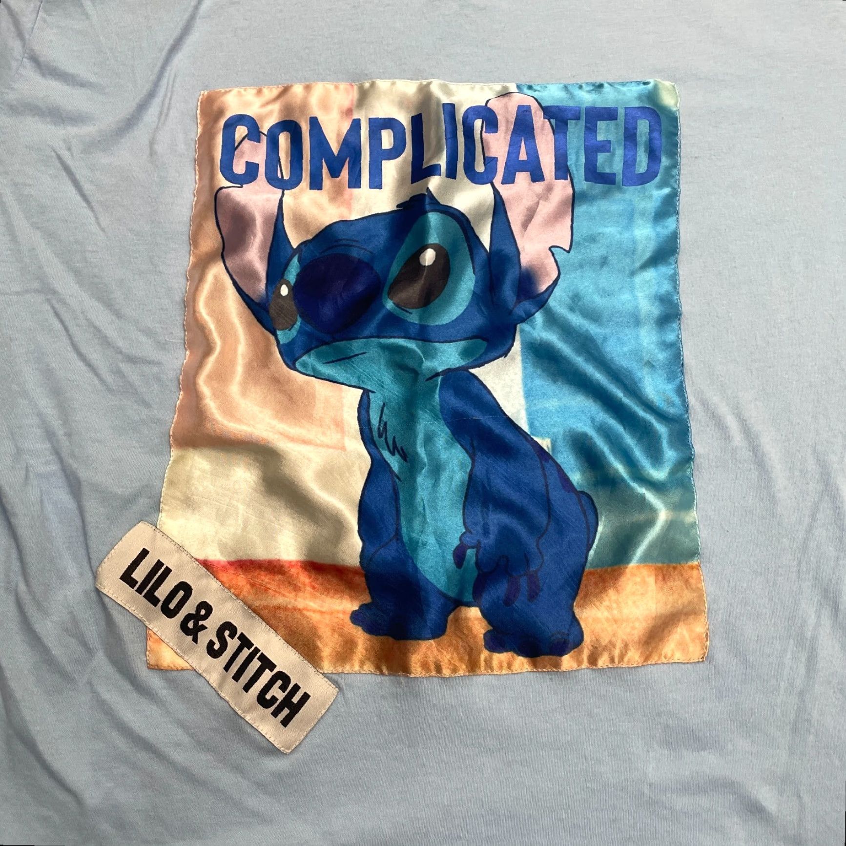 Disney Disney Lilo & Stitch Graphic T-Shirt Juniors 3XL Blue Crew Short Sleeve Casual Womens Size XXL / US 16-18 / IT 52-54 - 3 Thumbnail