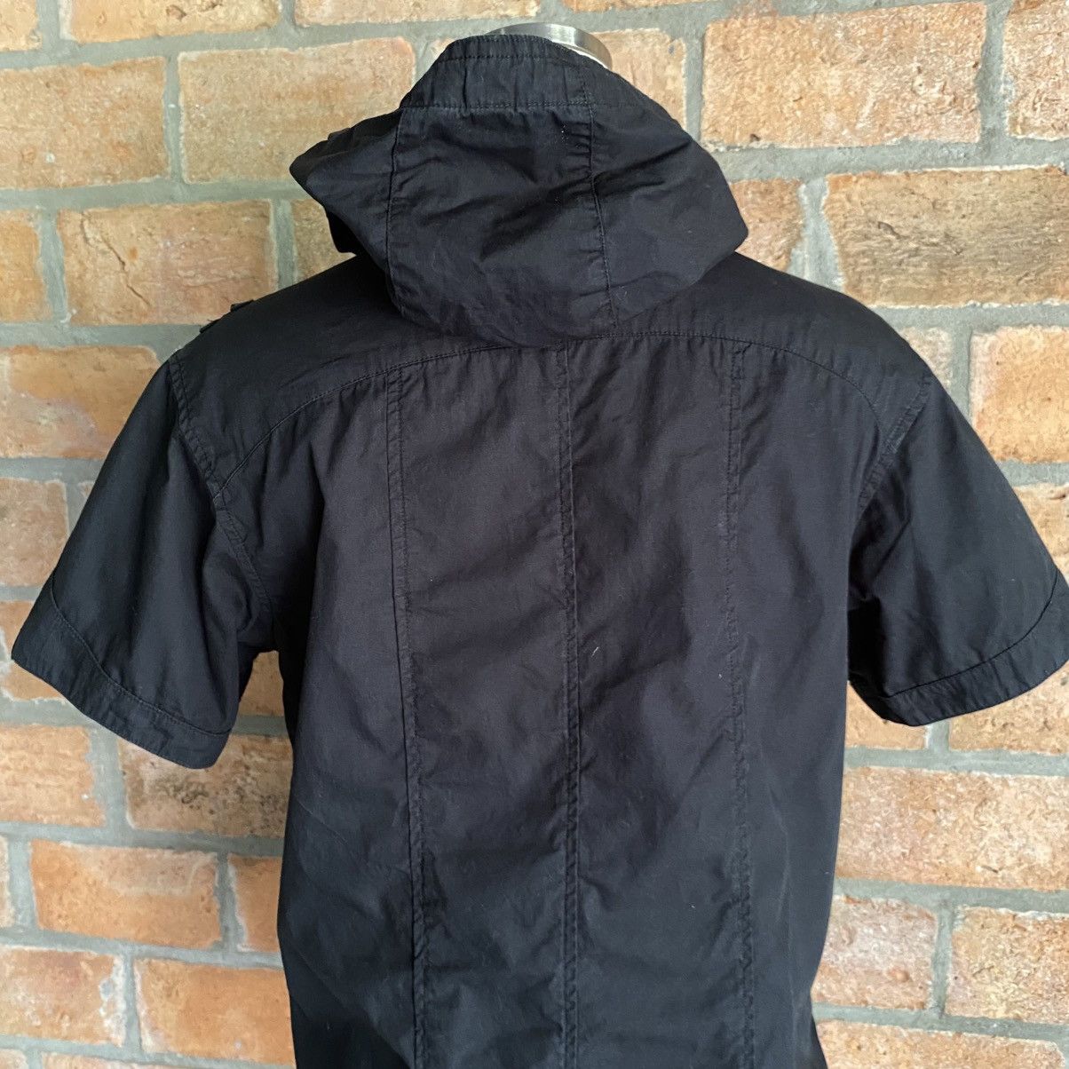 PPFM PPFM Black Short-Sleeve Hoodie Shirt Size US S / EU 44-46 / 1 - 6 Thumbnail