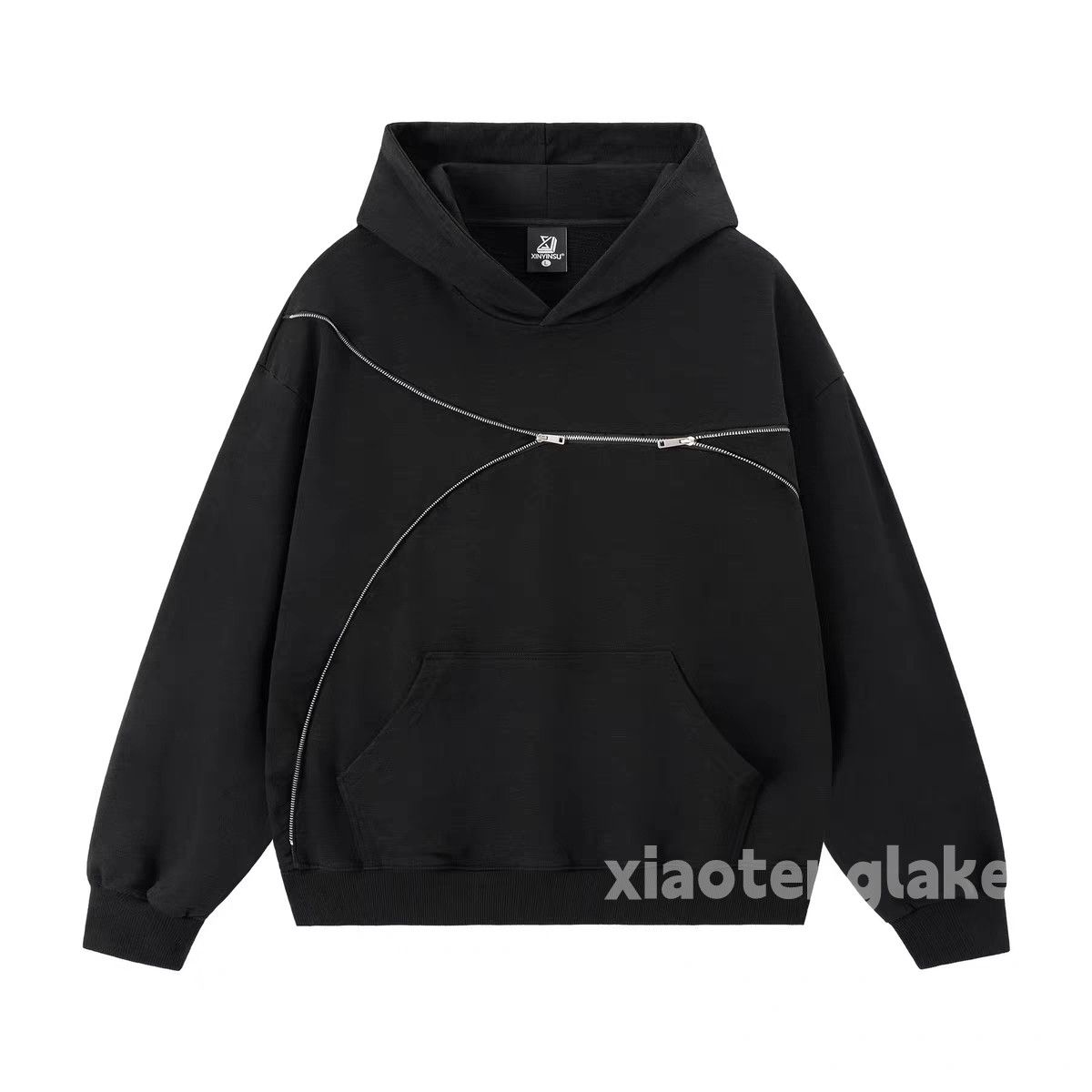 Vintage Zipper punk grunge loose hiphop y2k yuppie hoodie Size US S / EU 44-46 / 1 - 5 Thumbnail