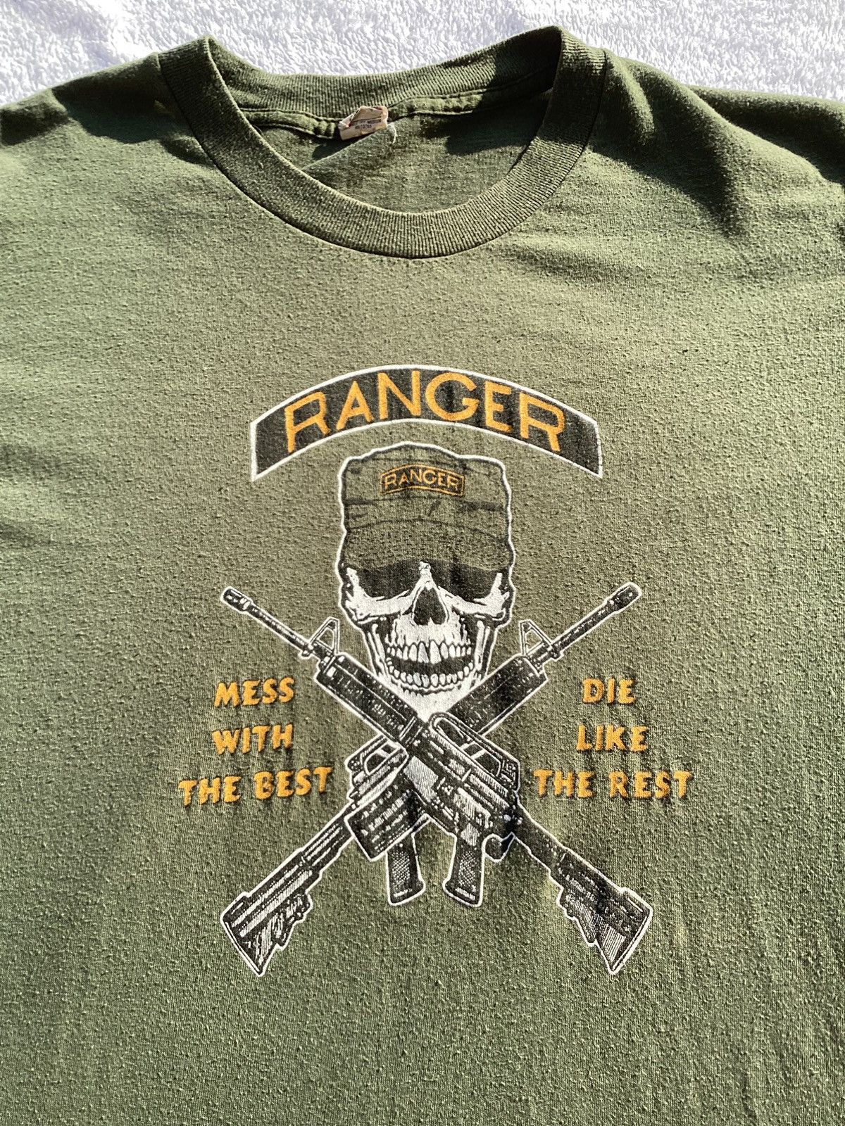 Other Vintage 1980s United States Ranger single T-shirt Size US L / EU 52-54 / 3 - 2 Thumbnail