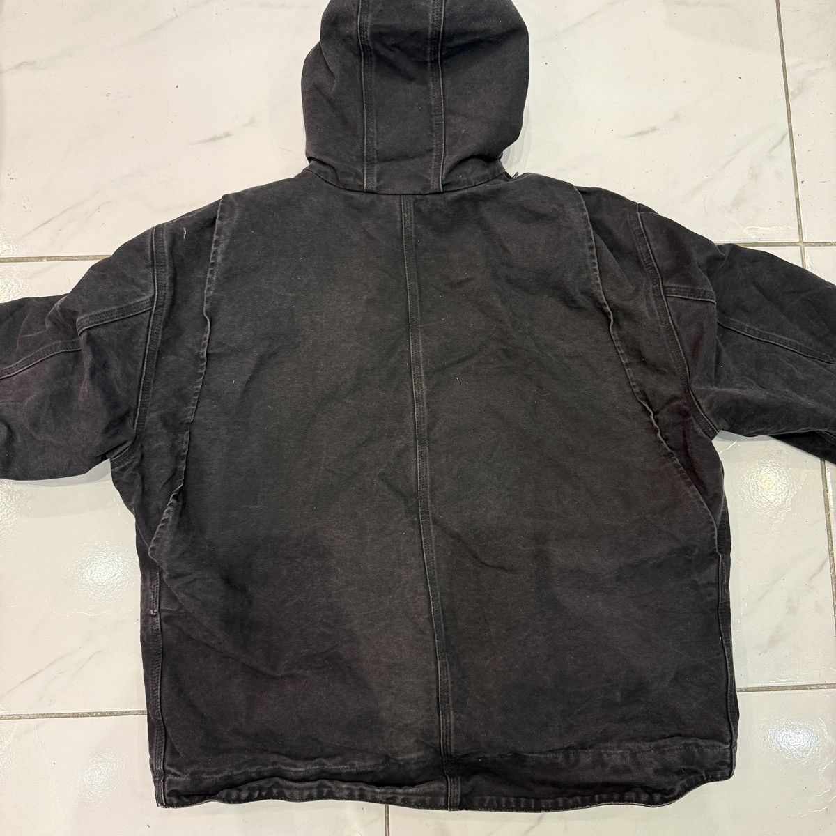 Carhartt Carhartt Balck Duck Canvas Sherpa Lined Jacket - XXL Size US XXL / EU 58 / 5 - 2 Thumbnail