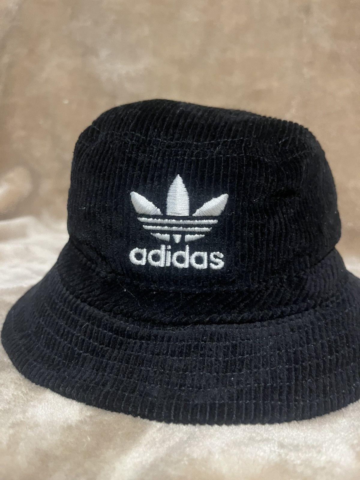 Adidas Adidas embroidered Corduroy Bucket Hat / cap Size ONE SIZE - 2 Thumbnail