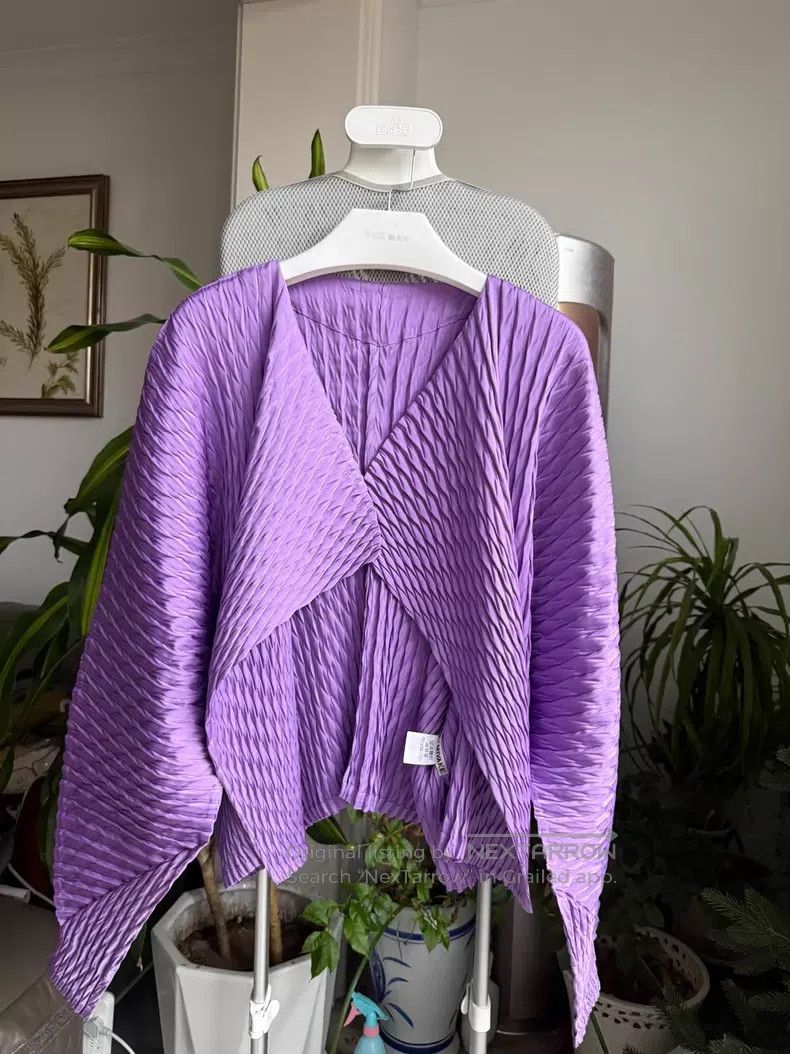 Issey Miyake Issey Miyake Big Fish Scale Purple Coat Size M / US 6-8 / IT 42-44 - 8 Thumbnail