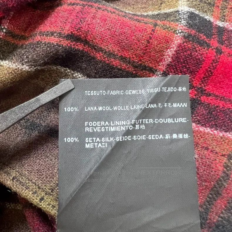 Saint Laurent Paris Saint Laurent Red Brown Plaid Shirt. Size US M / EU 48-50 / 2 - 5 Thumbnail