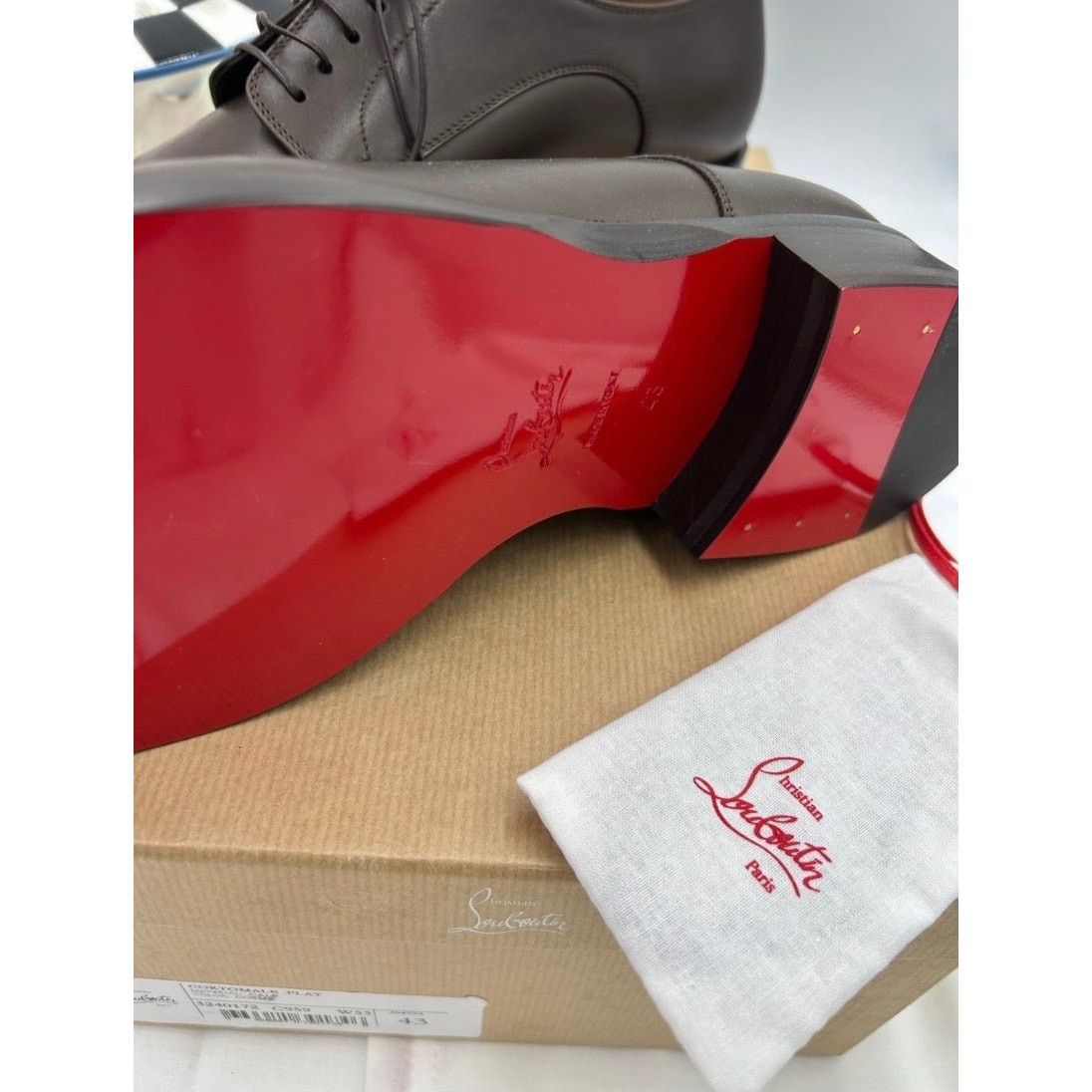 Christian Louboutin Men's Christian Louboutin CORTOMALE lace up Oxford size 43 Size US 10 / EU 43 - 7 Thumbnail