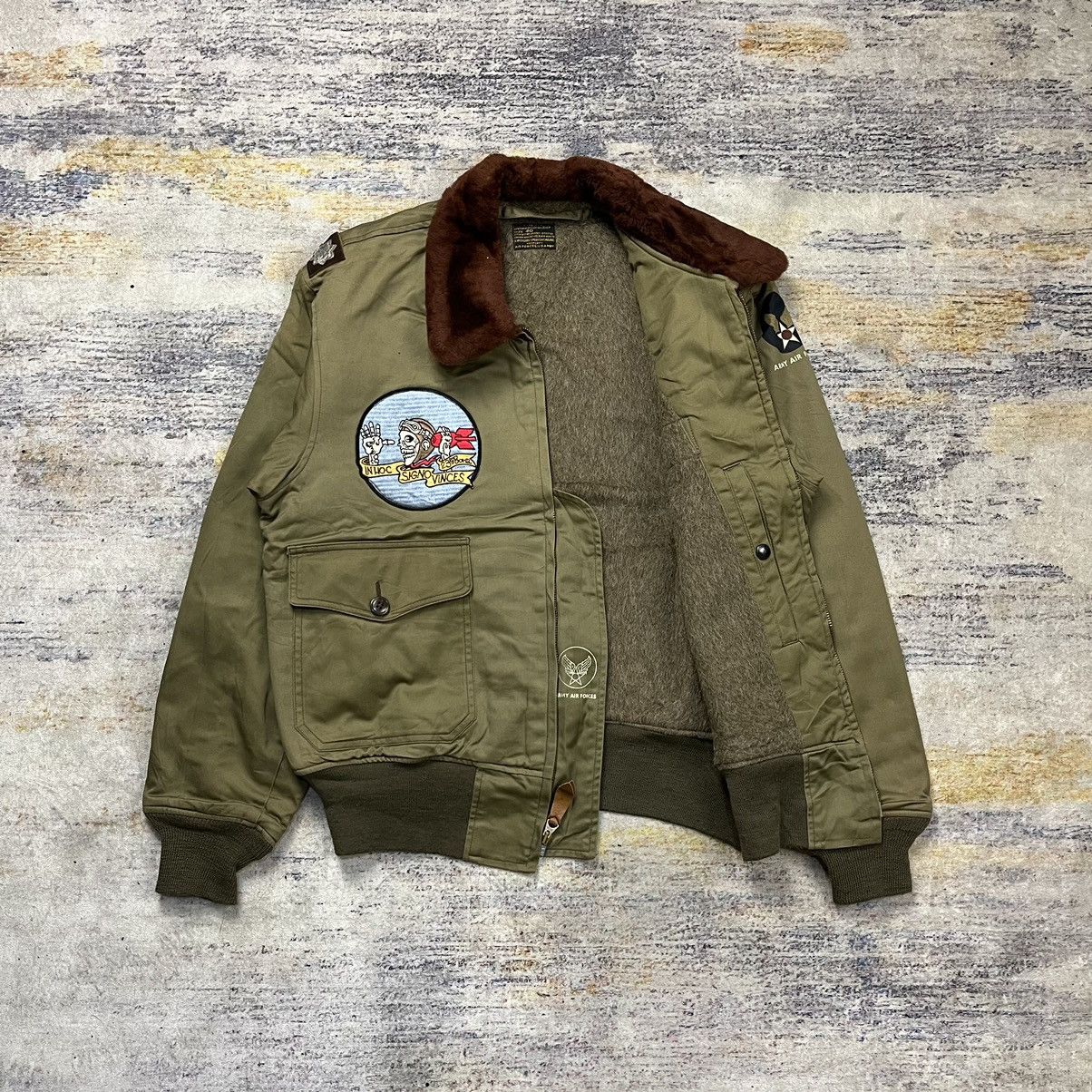 Buzz Rickson's × Toyo Enterprises Vintage Buzz Ricksons B-10 USAF bomber flight jacket Size US L / EU 52-54 / 3 - 4 Thumbnail