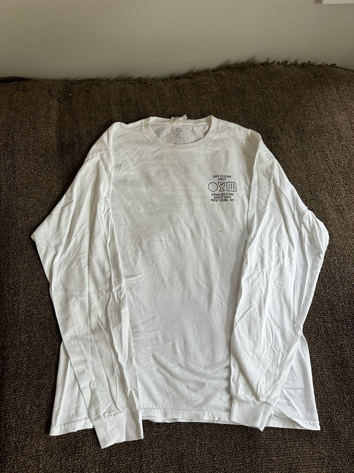 Grailed Grailed F&F “Dry Clean Only” Long Sleeve Graphic Tee Size US L / EU 52-54 / 3 - 1 Thumbnail