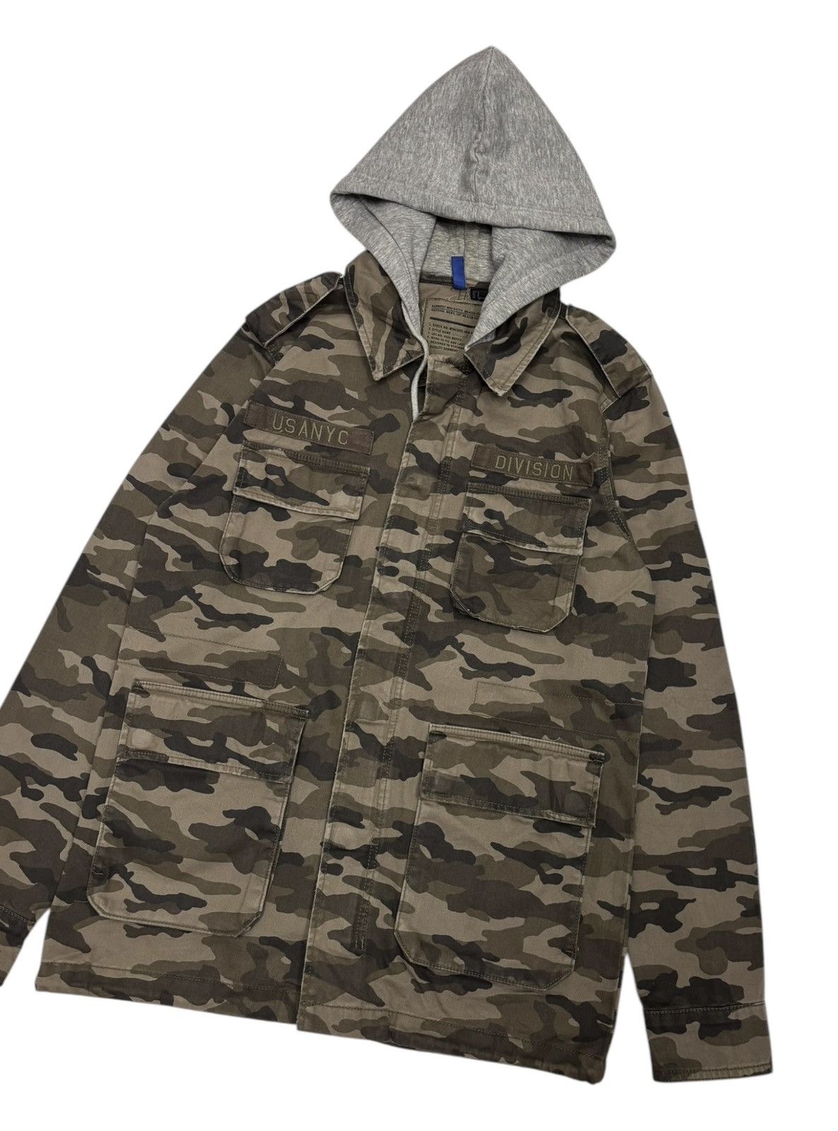 H&M × Hysteric Glamour RARE❤️‍🔥USANYC CAMO MILITARY PARKA WITH HOOD STYLE Size US S / EU 44-46 / 1 - 6 Thumbnail