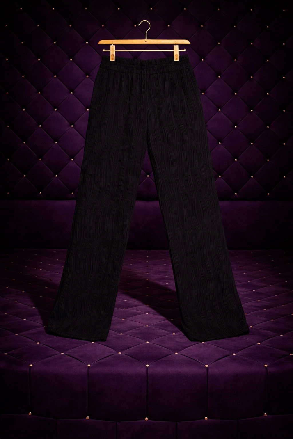 Other BLACK WIDE LEG CASUAL PANTS Size US 32 / EU 48 - 1 Preview