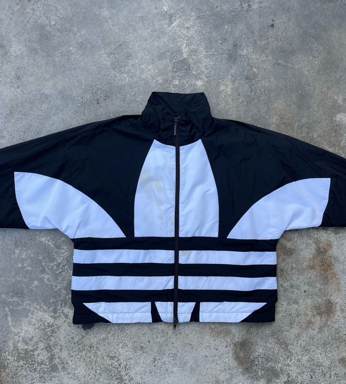 Adidas × Vintage 🔥RARE🔥 ADIDAS BIG LOGO WINDBREAKER JACKET Size M / US 6-8 / IT 42-44 - 5 Thumbnail