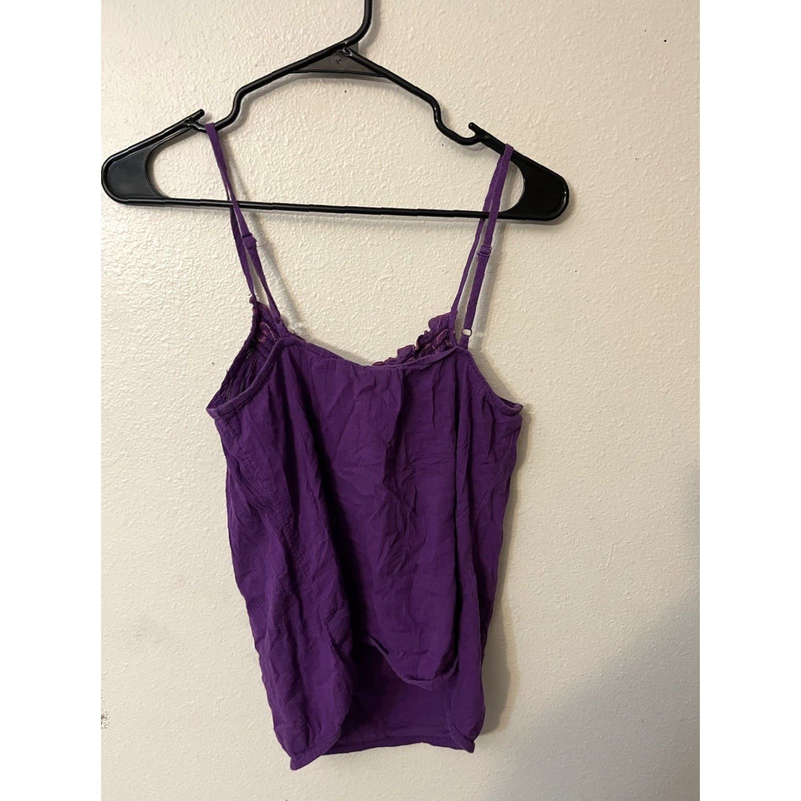 Old Navy Old Navy Tank Top Denim Boho Purple Small Women Sleeveless Spaghetti Strap V-Neck Bohemian/Peasant Shirt, Regular Fit Size S / US 4 / IT 40 - 3 Thumbnail