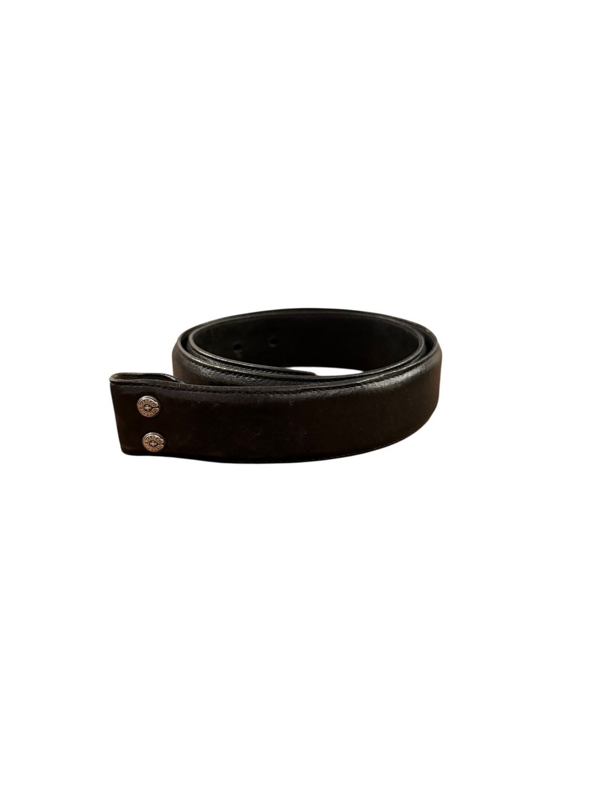 Chrome Hearts Black Leather Belt Strap Size 30 - 1 Thumbnail