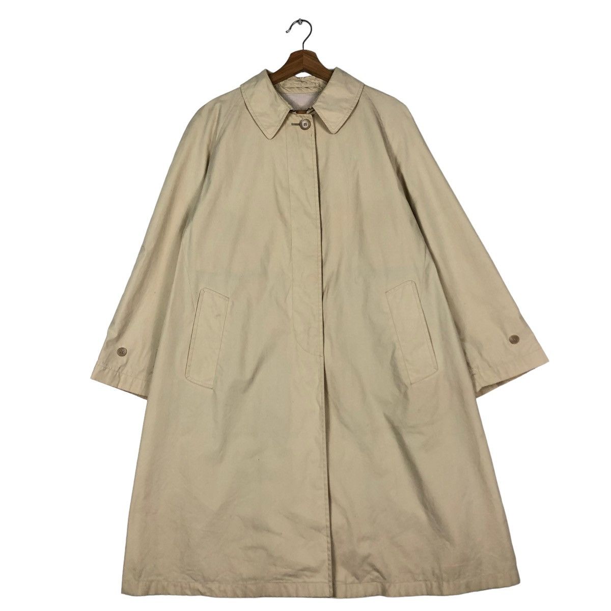 Bally × Designer 🔥VINTAGE LONG JACKET BALLY MADE IN ITALY DOUBLE COLLAR Size US M / EU 48-50 / 2 - 1 Thumbnail