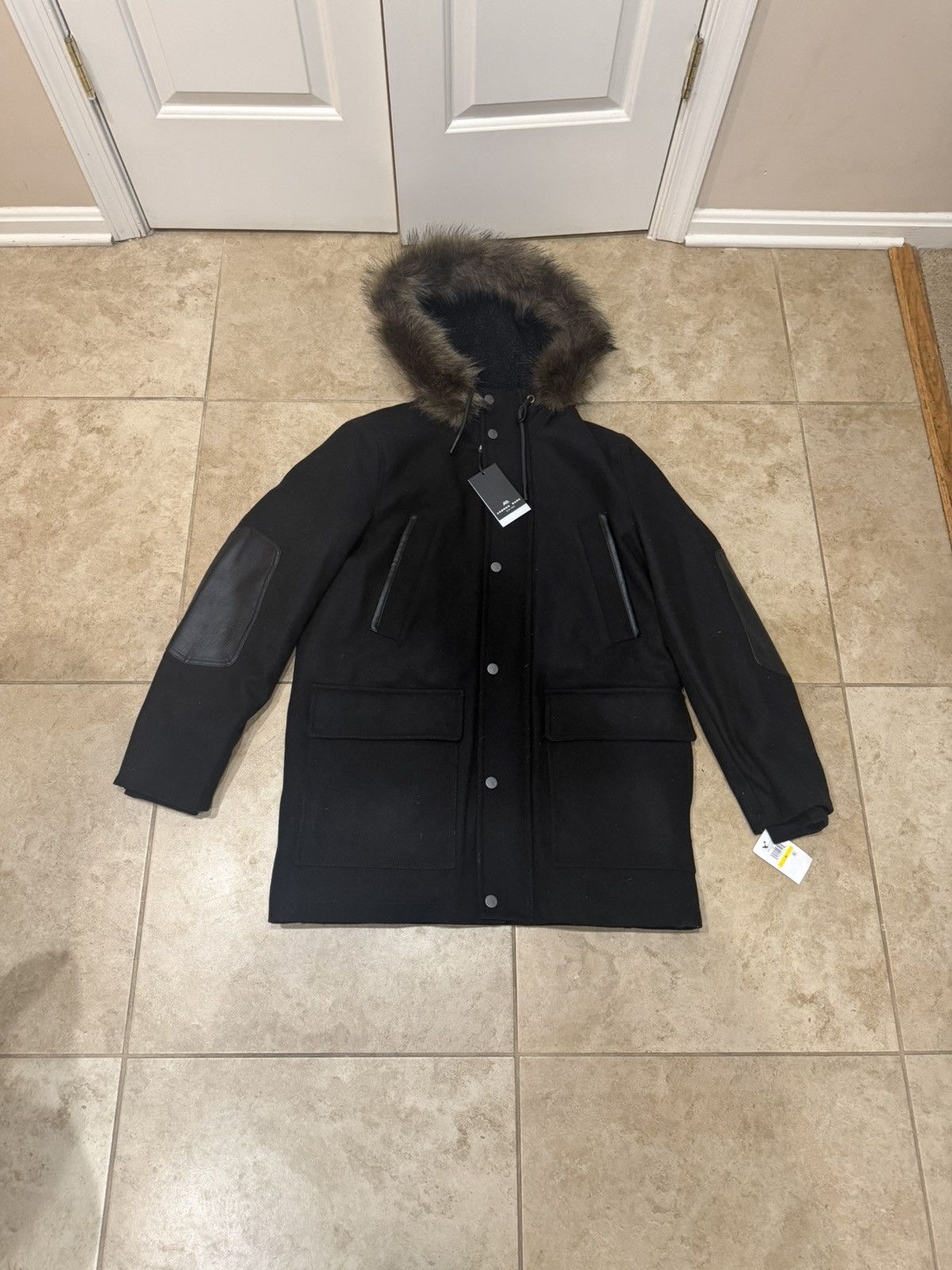 Andrew Marc MARC NEW YORK "Dawson" Wool-Blend Parka Size US M / EU 48-50 / 2 - 1 Thumbnail
