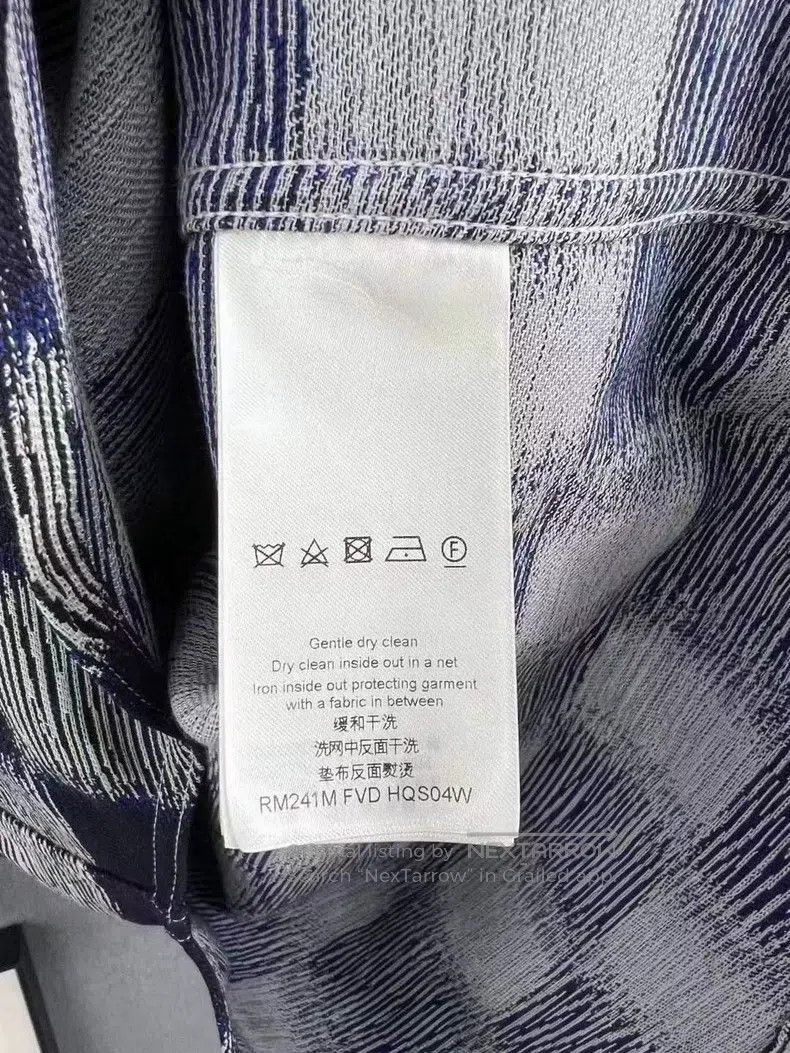 Louis Vuitton Louis Vuitton New dark blue checkerboard woven shirt jacke Size US XS / EU 42 / 0 - 5 Thumbnail