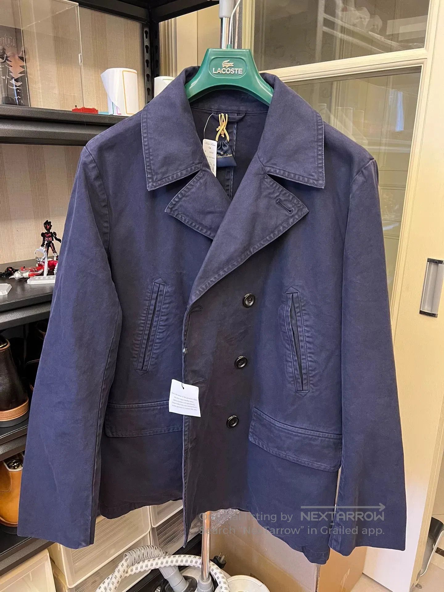 Brooks Brothers Brooks Brothers Navy 740 Trench Coat L. Size US L / EU 52-54 / 3 - 1 Thumbnail