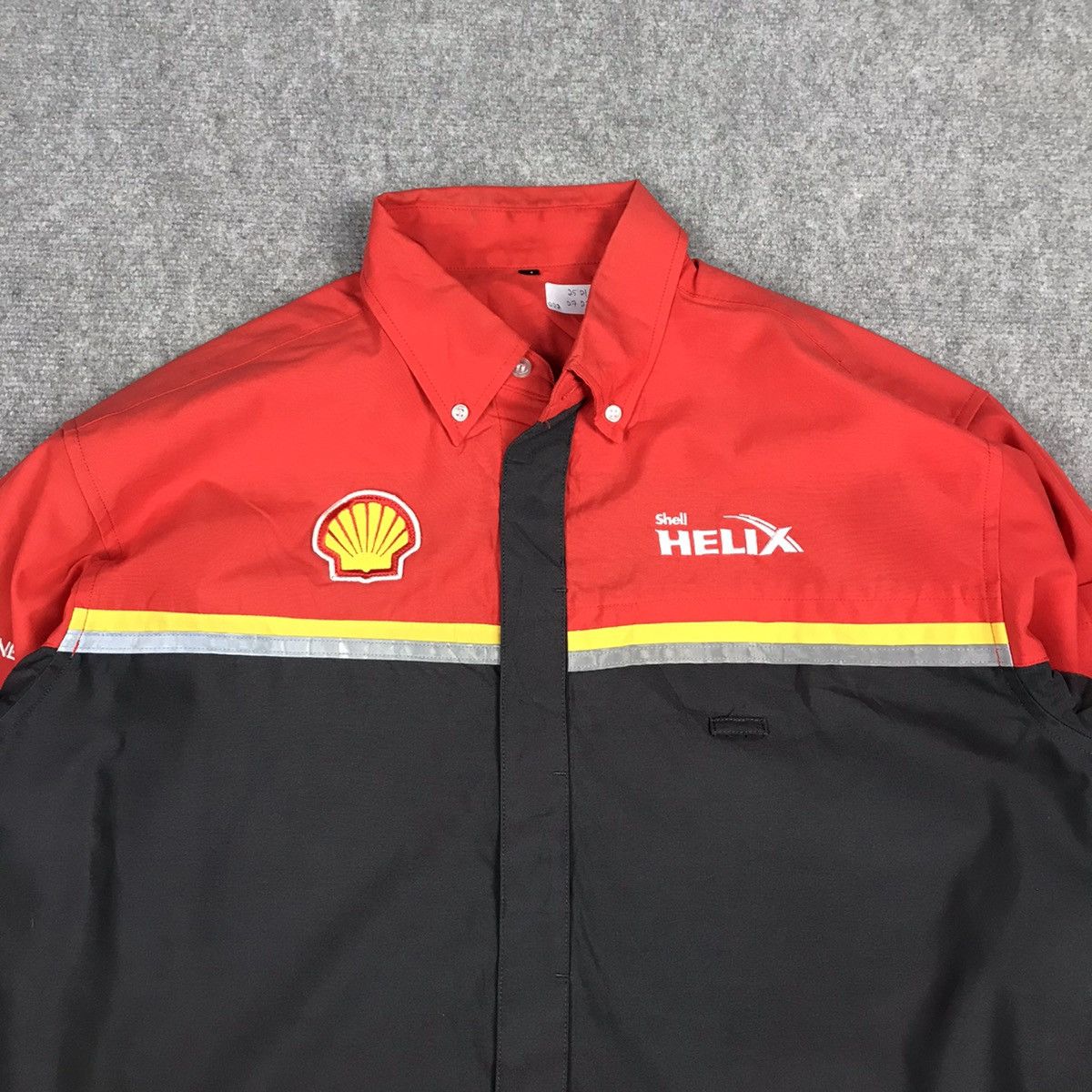 Gear for Sports SHELL HELIX OIL BRAND RACING UNIFORM JAPAN BUTTON UP SHIRT Size US L / EU 52-54 / 3 - 2 Thumbnail