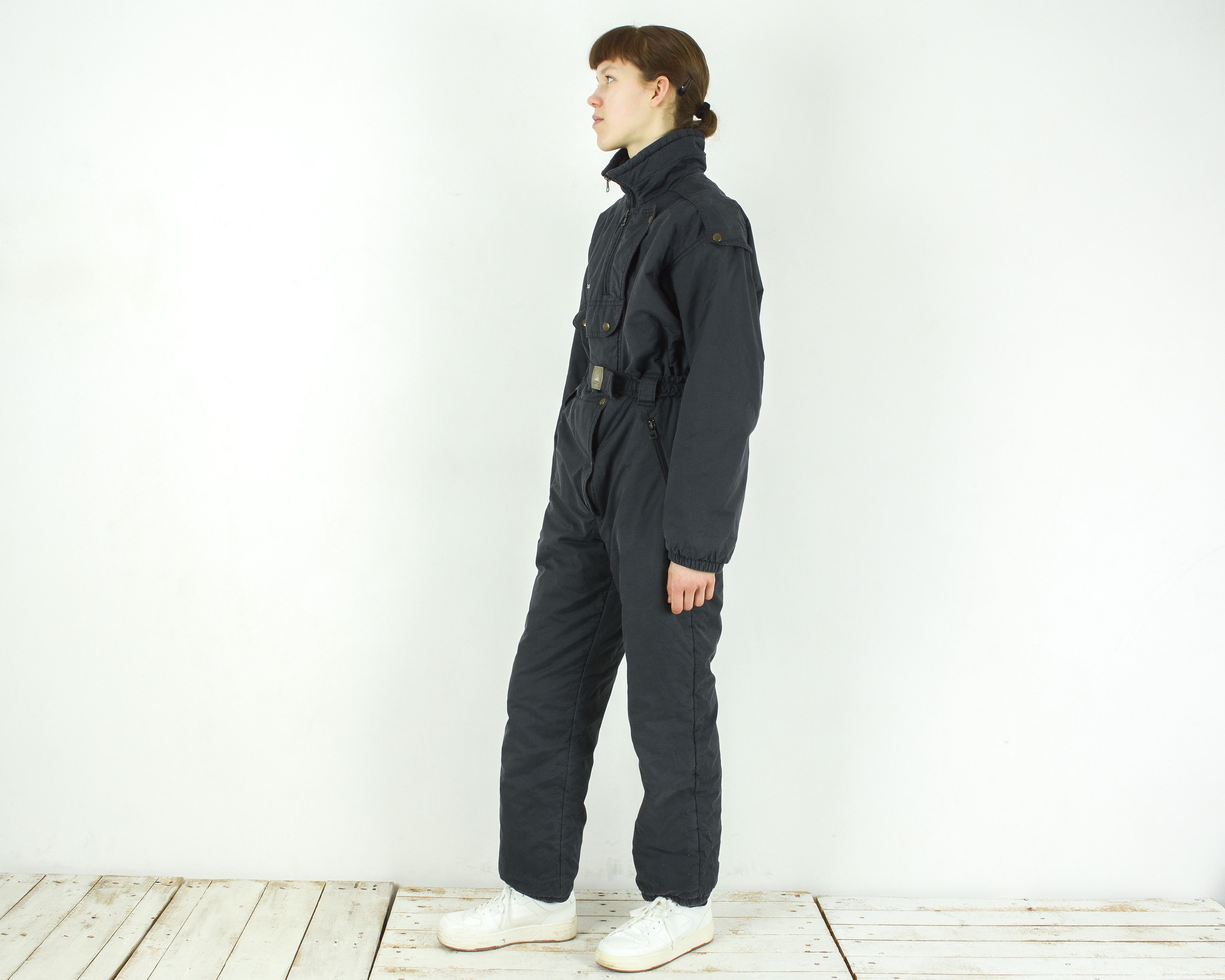 Other × Vintage DUBIN Ski Suit Jumpsuit Overalls Padded Coveralls Snow Suit Size 36" / US 14 / IT 50 - 2 Thumbnail