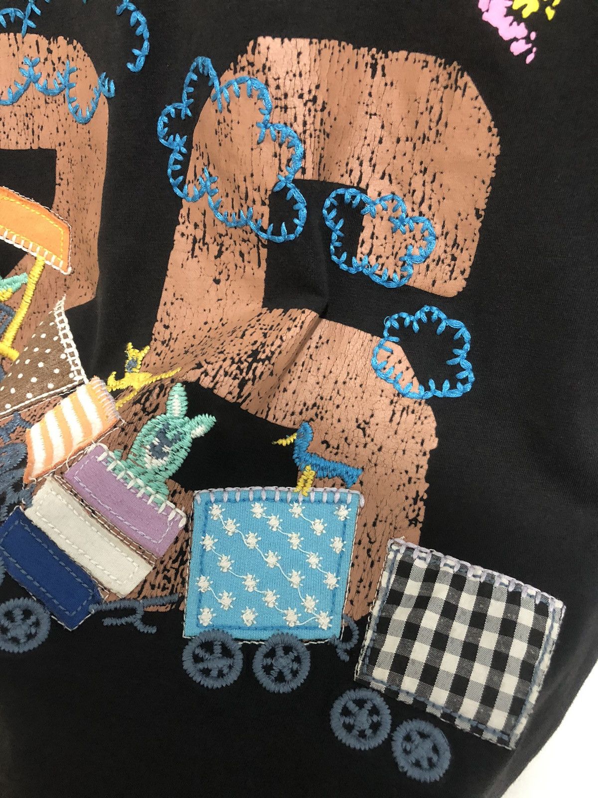 If Six Was Nine Distressed Gothc Poem Patchwork Rock Punk Style Size US M / EU 48-50 / 2 - 9 Thumbnail