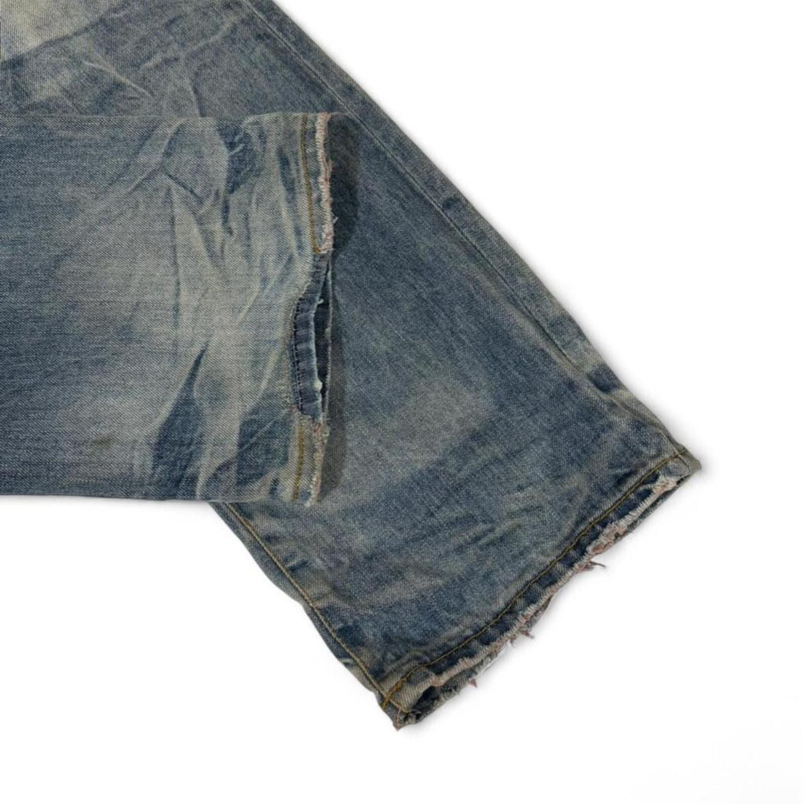 Other Vintage Rapanui light wash ripped look denim jeans Size 32" / US 10 / IT 46 - 7 Thumbnail