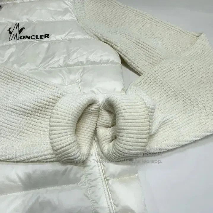 Moncler Moncler Printed Logo Zip Hooded Down Jacket. Size US XL / EU 56 / 4 - 7 Thumbnail