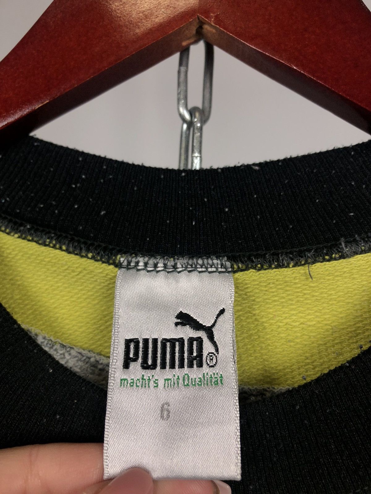Puma Puma vintage sweatshirt logo sportswear Size US L / EU 52-54 / 3 - 3 Thumbnail