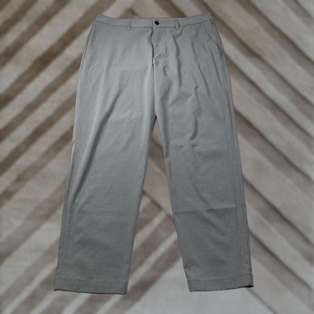 Lululemon Lululemon Pants Mens 36 Gray WovenAir Stretch Classic Chino Casual Activewear Slimming PANTS Size US 36 / EU 52 - 1 Thumbnail