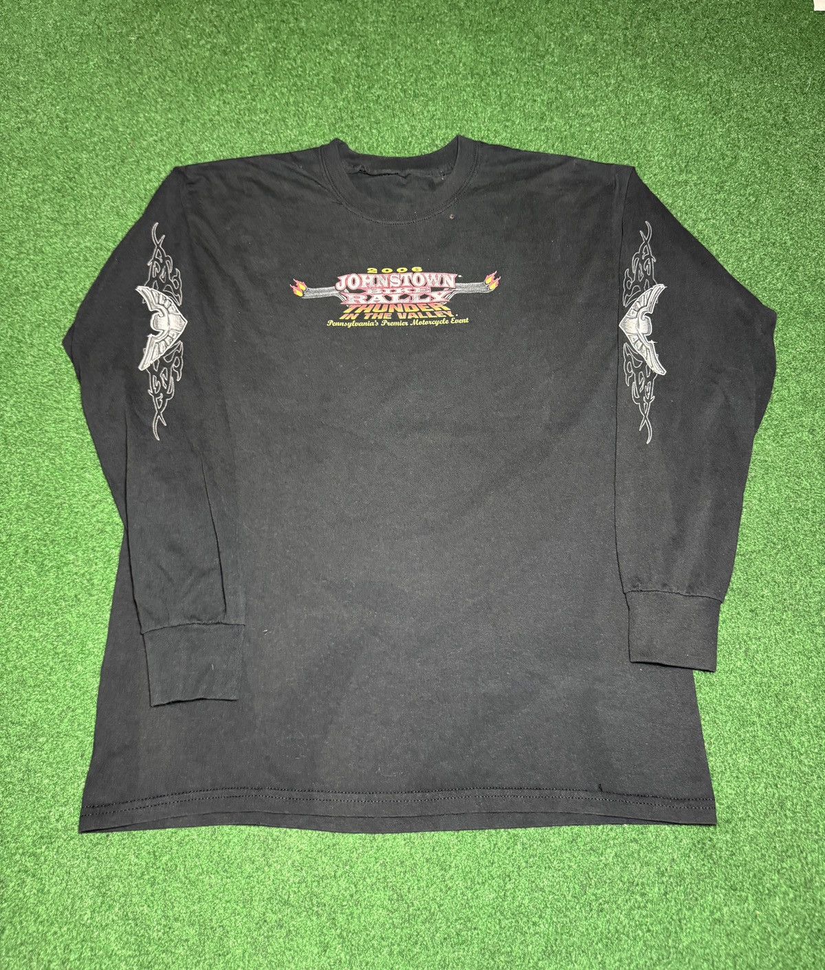 Harley Davidson Thunder In The Valley Biker Johnstown Long Sleeve T Shirt Size US L / EU 52-54 / 3 - 1 Thumbnail
