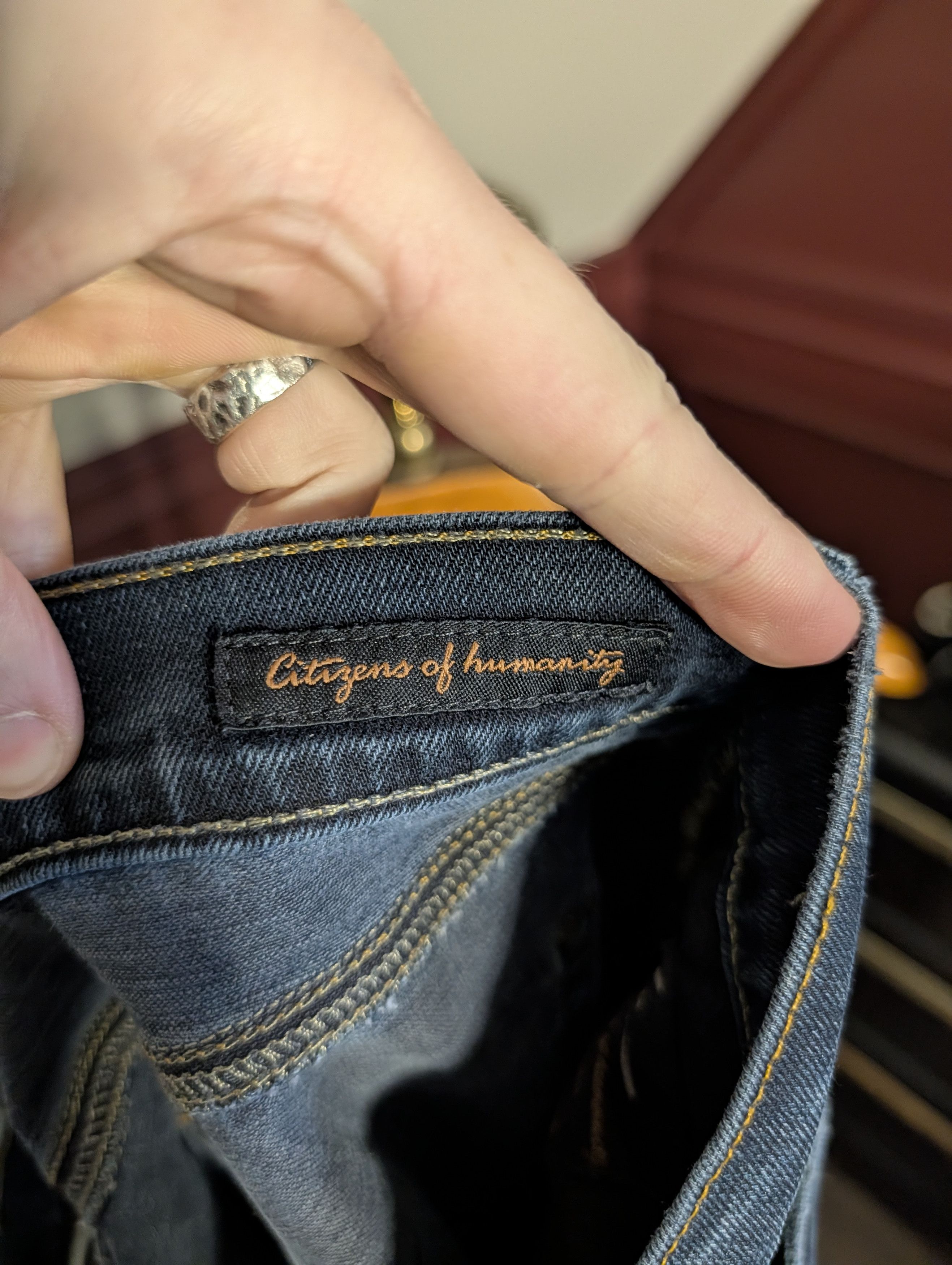Citizens Of Humanity Flared bootcut made in USA blue denim jeans 32 Size 32" / US 10 / IT 46 - 10 Thumbnail
