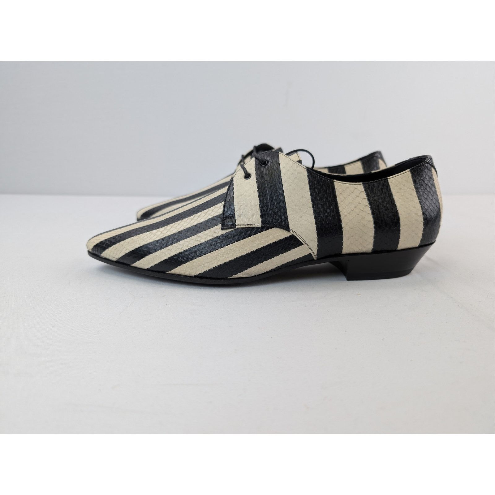 o1rshd1 Jonas 25 Derby Striped Shoes Boots Off White/Black