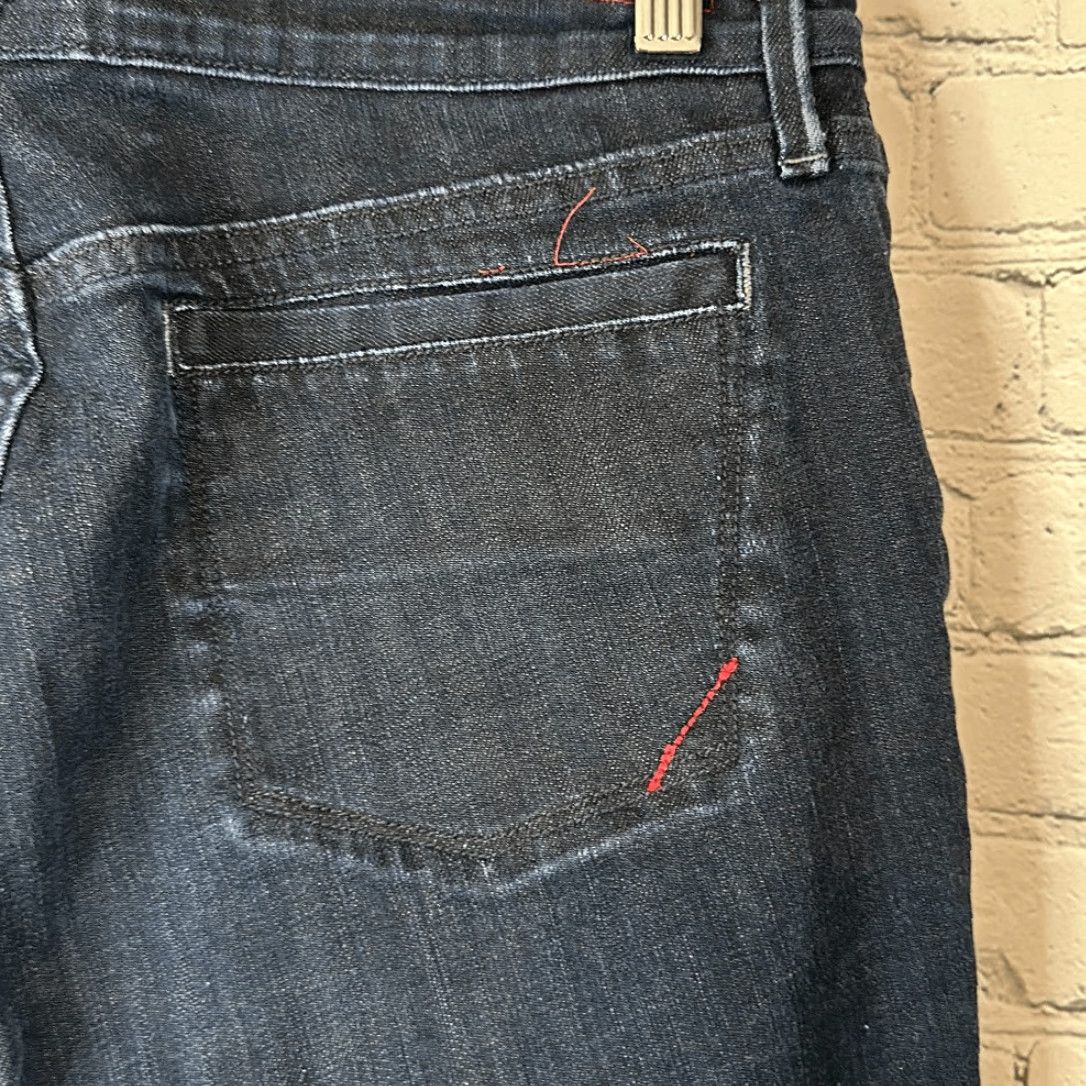 Banana Republic VINTAGE Banana Republic Dark Wash Classic Wide Leg Jeans Women 14 Wide-Leg Accessibility? Size 36" / US 14 / IT 50 - 6 Thumbnail