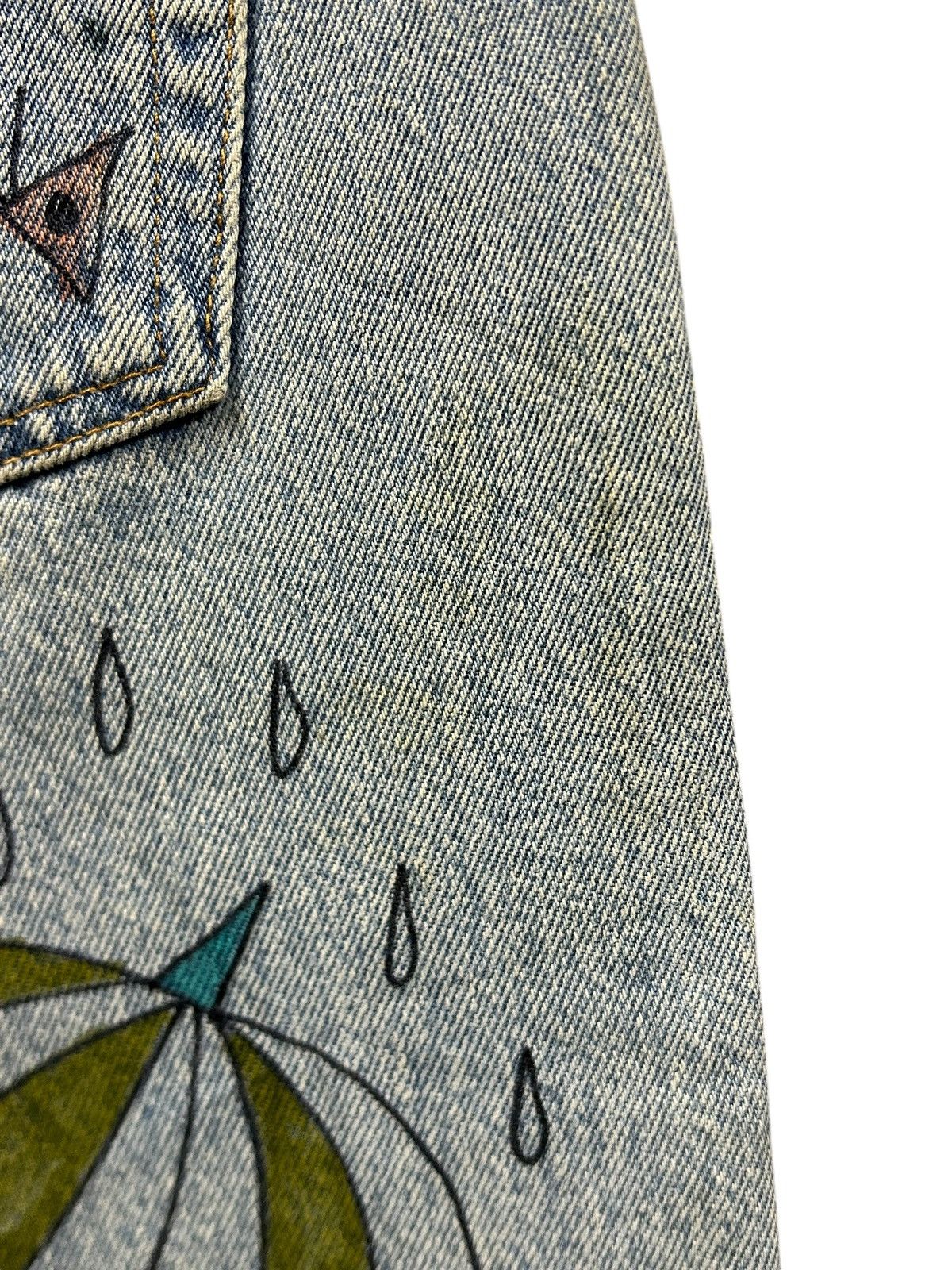 Levi's × Levi's Vintage Clothing Vintage Levi’s 501 Custom Aditi Art Overprint Jeans Size 30" / US 8 / IT 44 - 17 Thumbnail