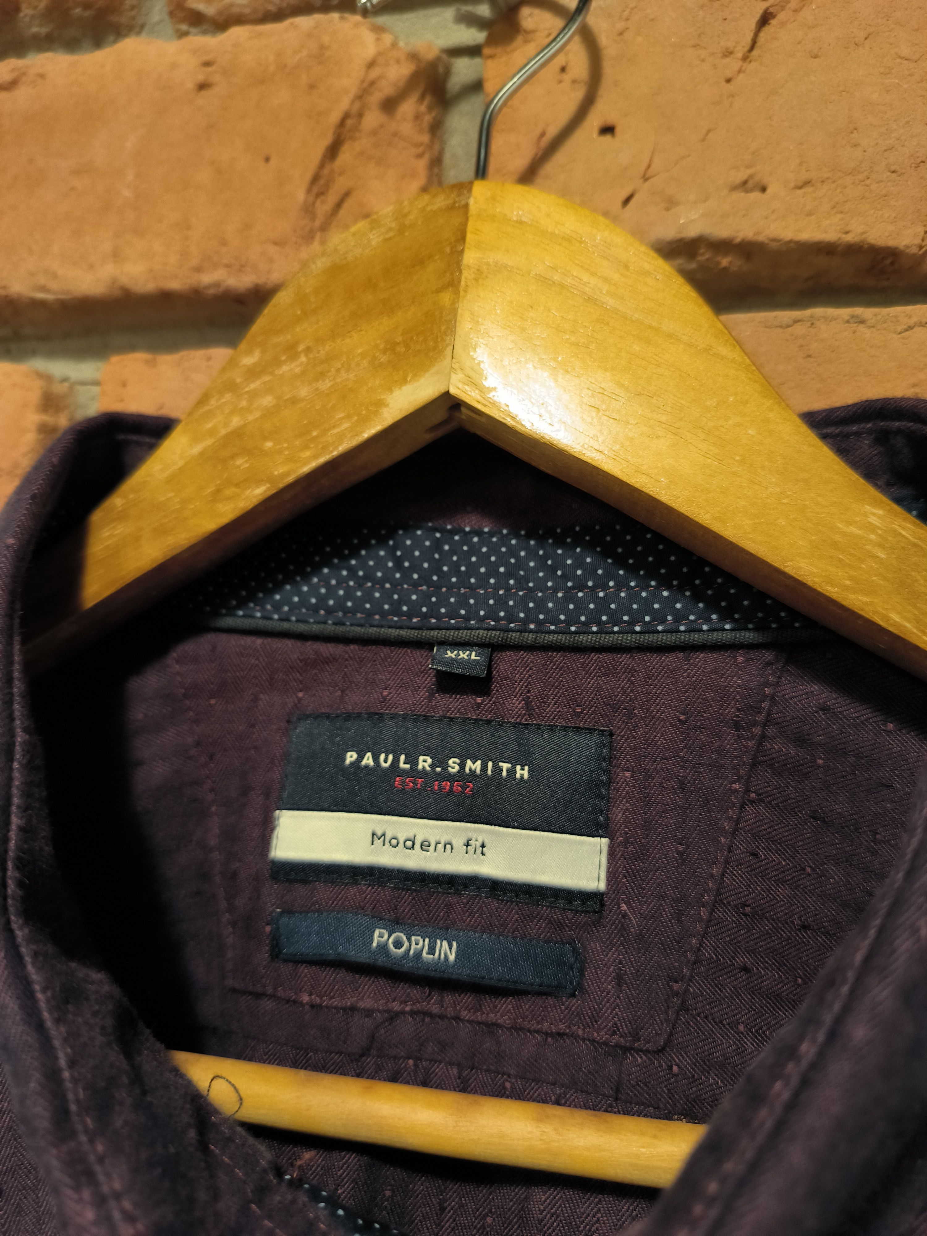 Paul Smith Paul R Smith Shirt Button-Up Long Sleeve Poplin Size US XXL / EU 58 / 5 - 6 Thumbnail