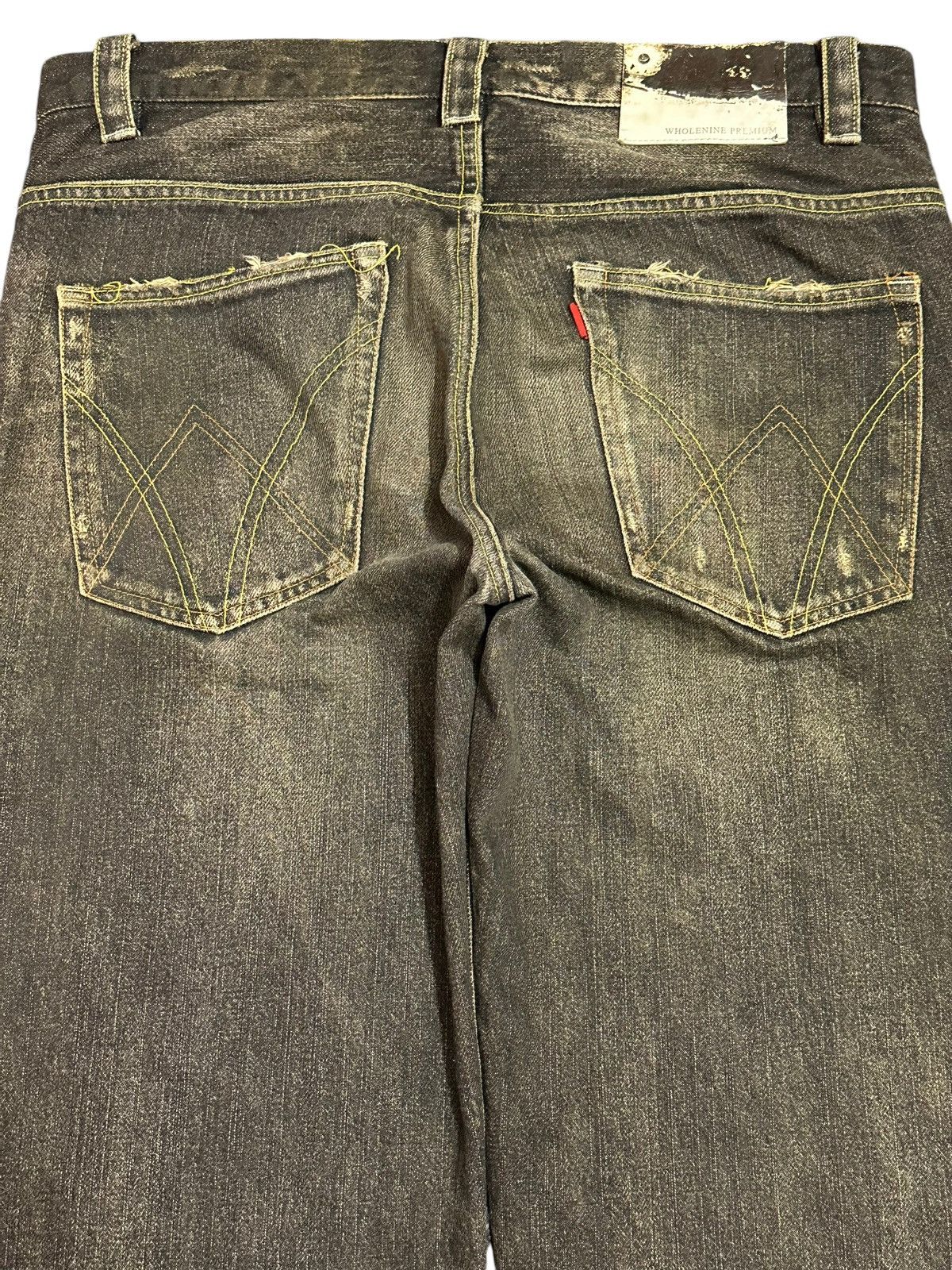JNCO Vintage Japanese Brand Mud Faded Wash Style Loose Jeans Size US 34 / EU 50 - 6 Thumbnail